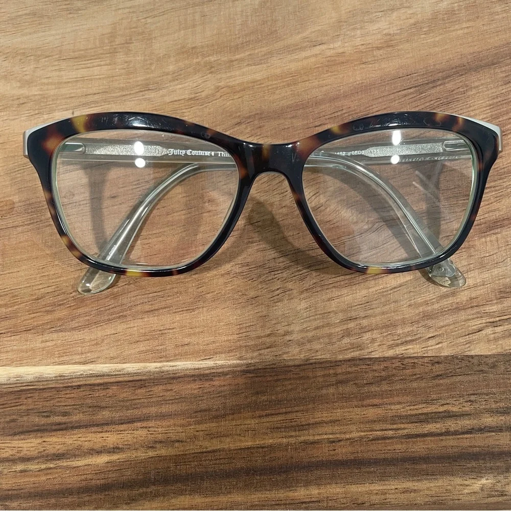 JUICY COUTURE JU152 Tortoise Mint Turquoise Rectangle Cat Eye FRAMES 135